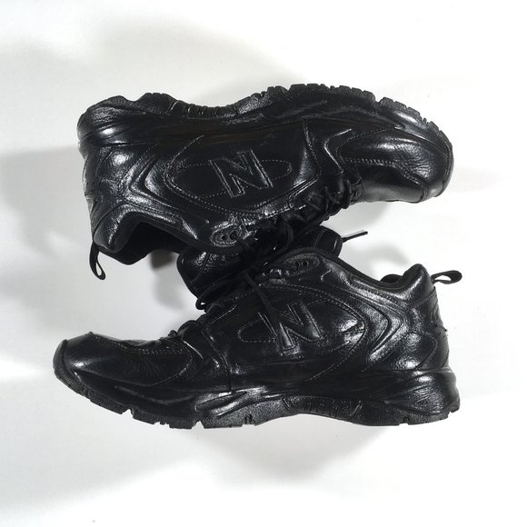 New Balance 381 Trainers Sneakers Mens Size 12D Black Leather CMX381Z main image 7